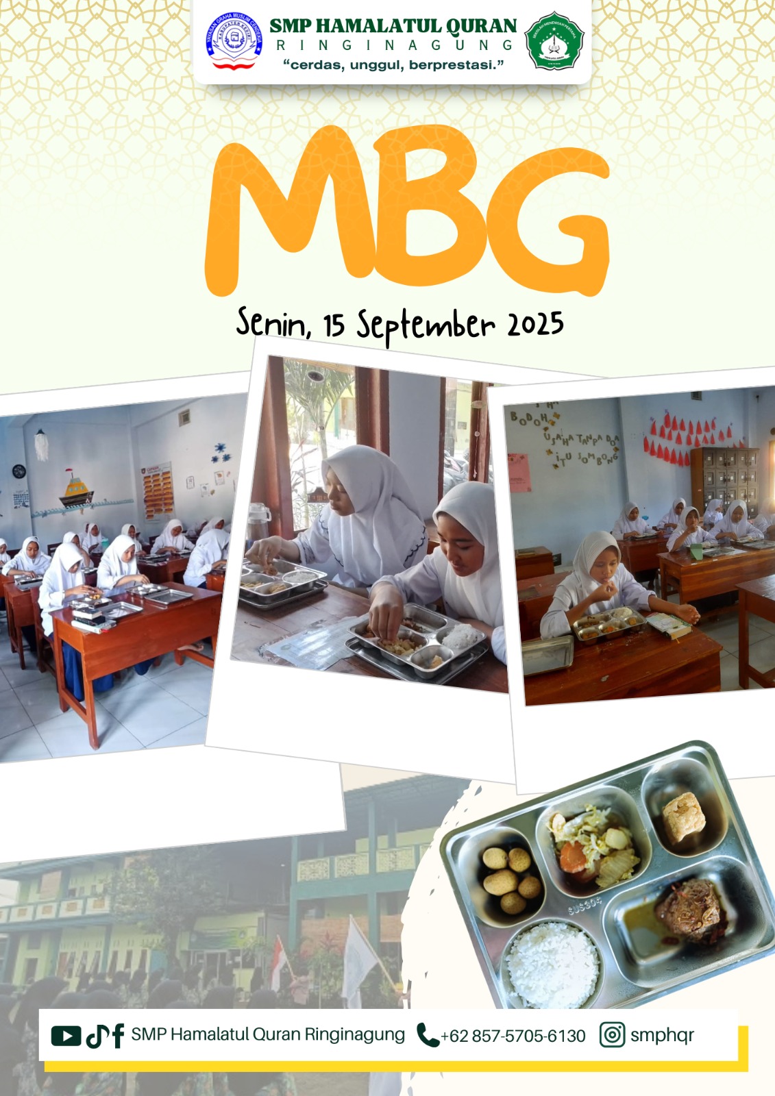 🕌 “Berkah MBG Hadir di SMP Hamalatul Quran Ringinagung: Dukungan untuk Generasi Qur’ani Tangguh”